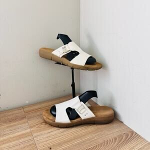 Aerosoles New Wip Fisherman Sandal in white Womens Size 8.5